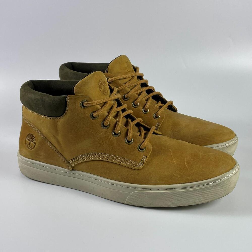 Timberland Wheat Suede Chukka Boots Cupsole Sneakers Mens Size 10